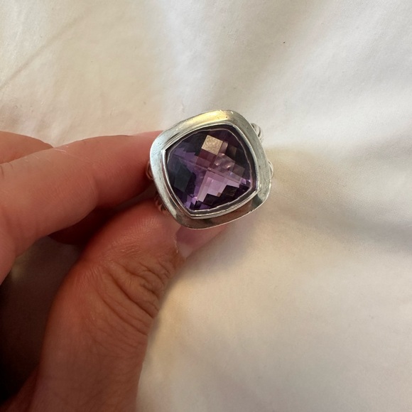 Authentic David Yurman 14mm Albion Amethyst size 7.5 - Picture 14 of 15